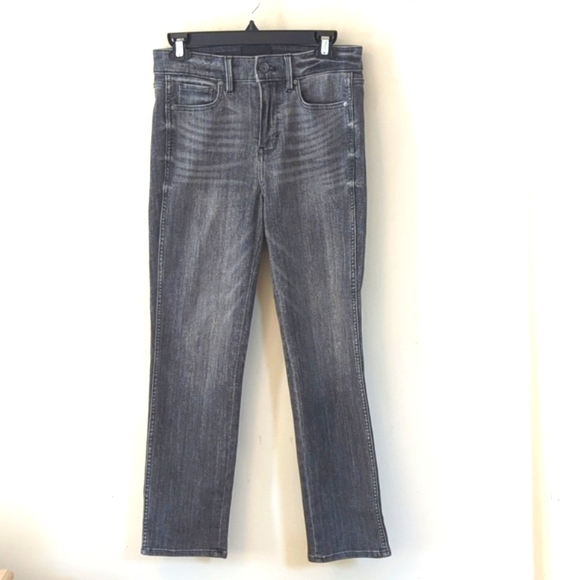 White House Black Market High Rise Straight Leg Jean 2 - Picture 5 of 16